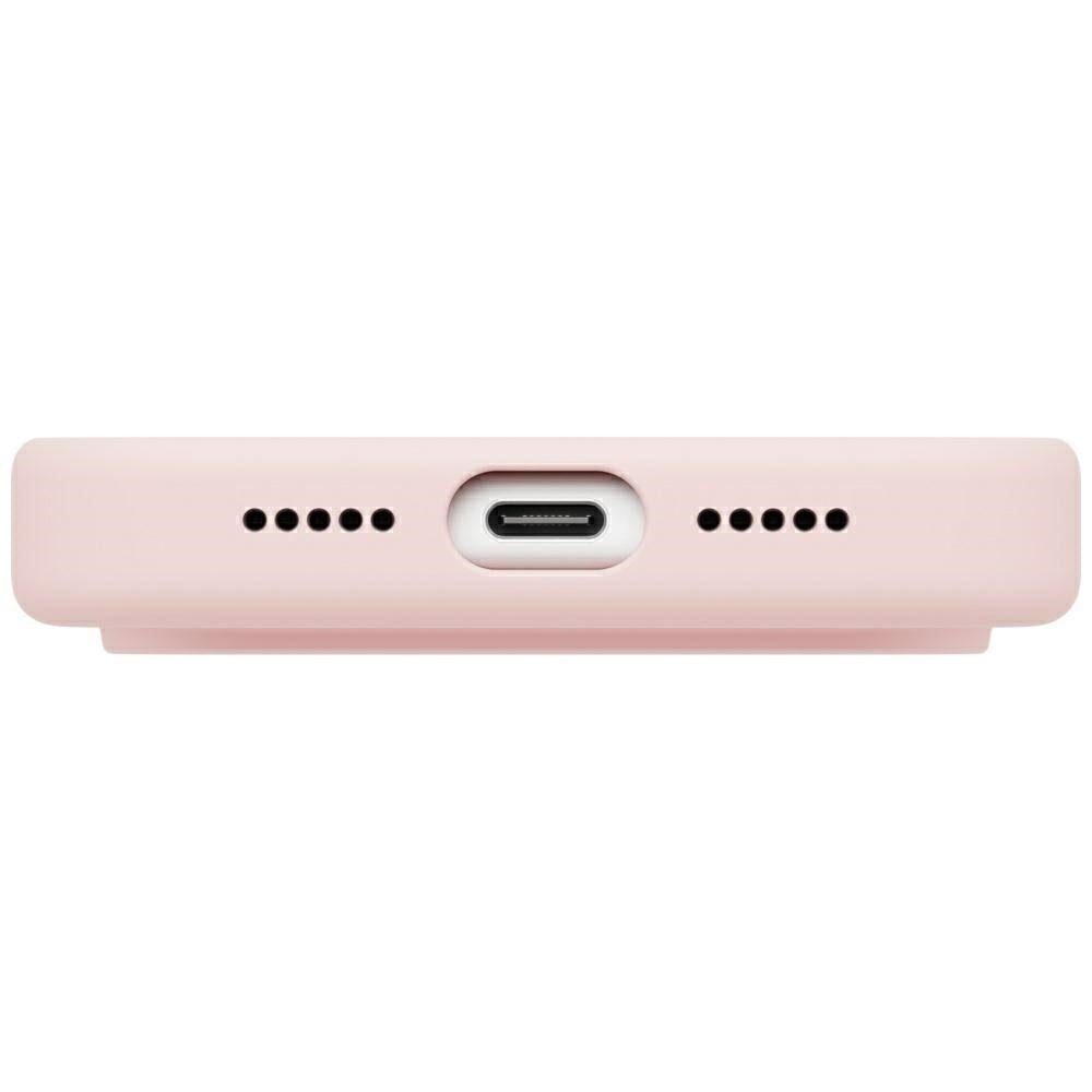 Uniq iPhone 18 Pro / iPhone 17 Pro - Θήκη Σιλικόνης MagSafe - Lino Magclick Charging - Pale Rose