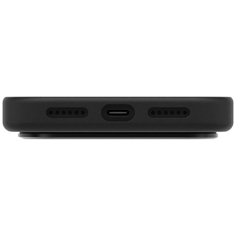 Uniq iPhone 18 Pro Max / iPhone 17 Pro Max - Σκληρή Θήκη με Επένδυση Συνθετικού Δέρματος MagSafe - Lyden MagClick - Black