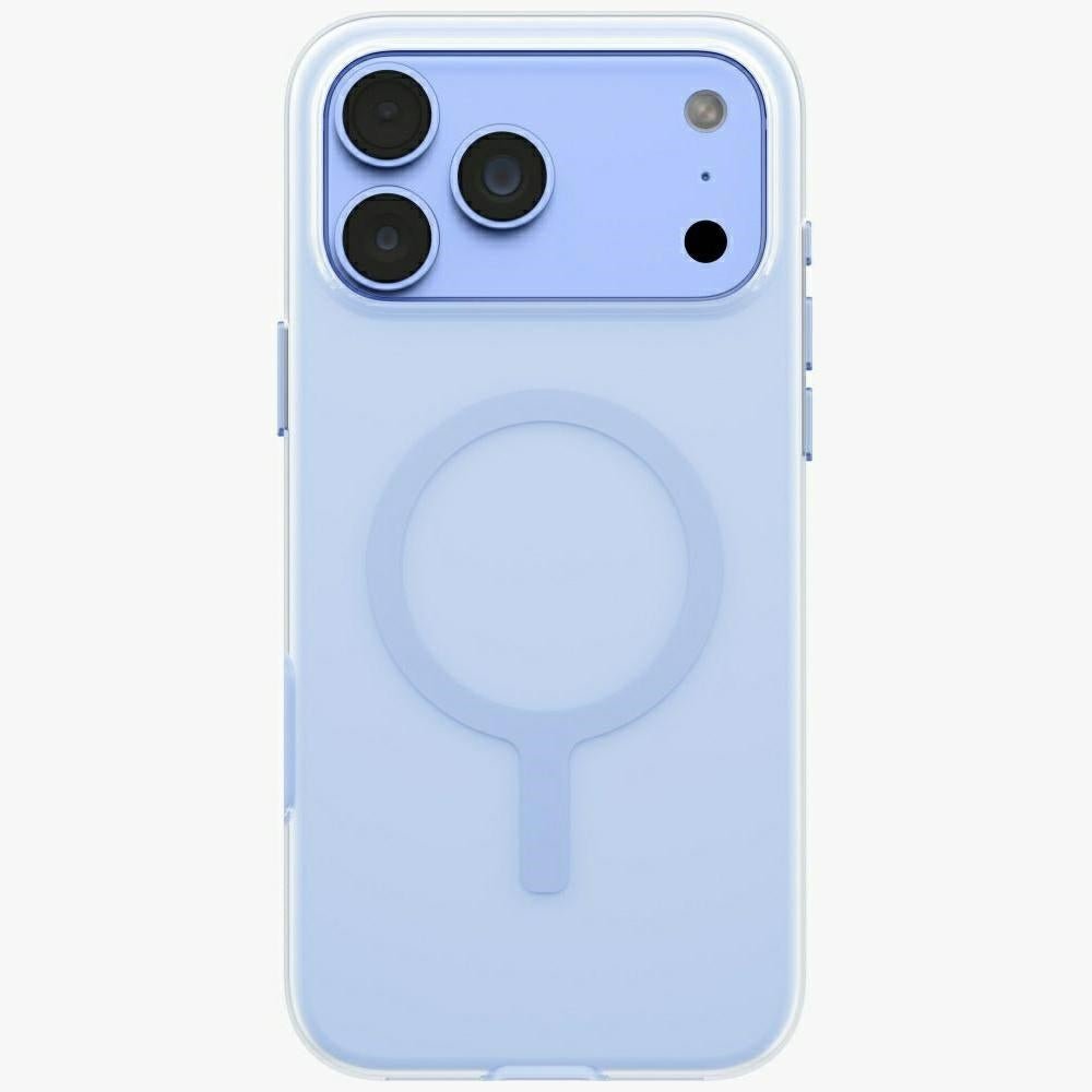 Uniq iPhone 18 Pro Max / iPhone 17 Pro Max - Σκληρή Θήκη με Πλαίσιο Σιλικόνης και MagSafe - Clario MagClick - Blue