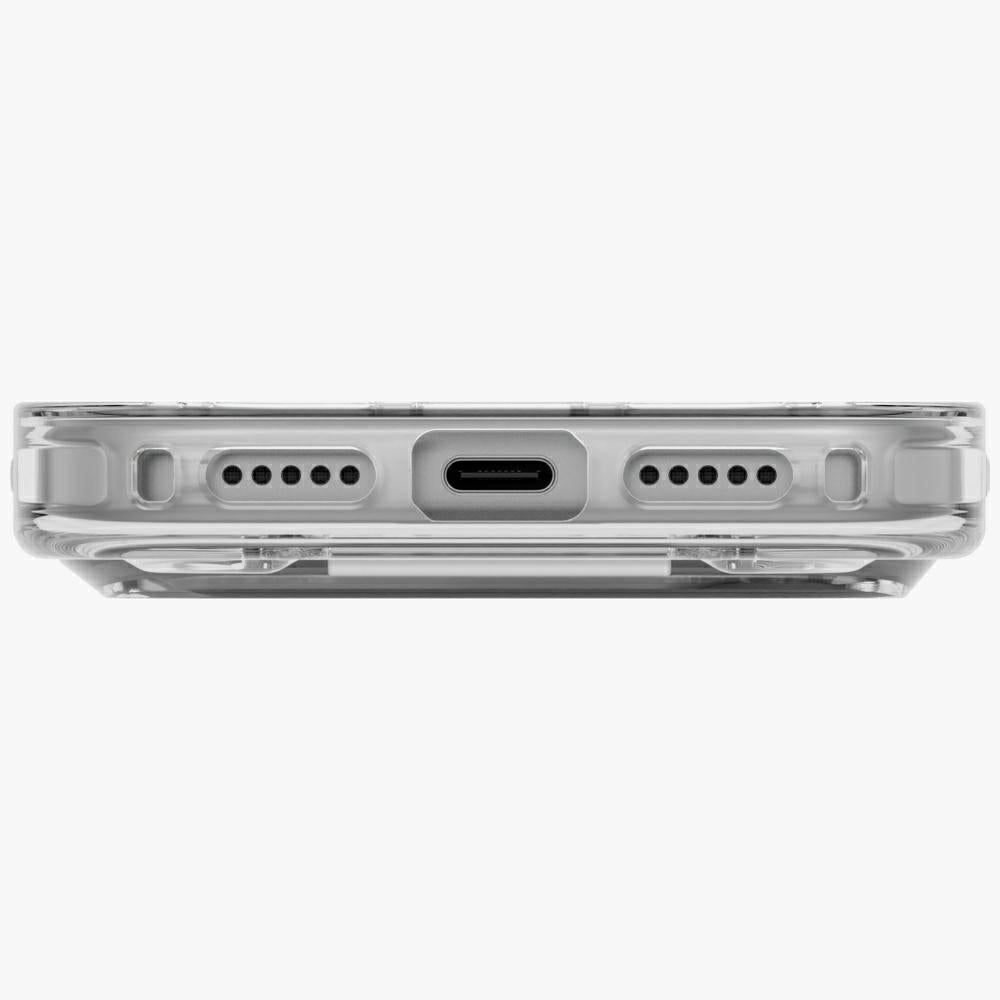 Uniq iPhone 18 Pro Max / iPhone 17 Pro Max - Σκληρή Θήκη με Πλαίσιο Σιλικόνης MagSafe και Ενσωματωμένη Λαβή FlexGrip - Heldro Air - Clear