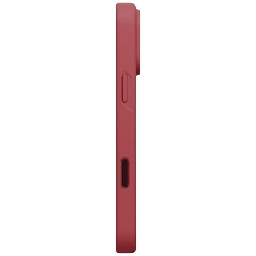 Uniq iPhone 18 Pro Max / iPhone 17 Pro Max - Θήκη Σιλικόνης MagSafe - Lino Magclick Charging - Cranberry Red