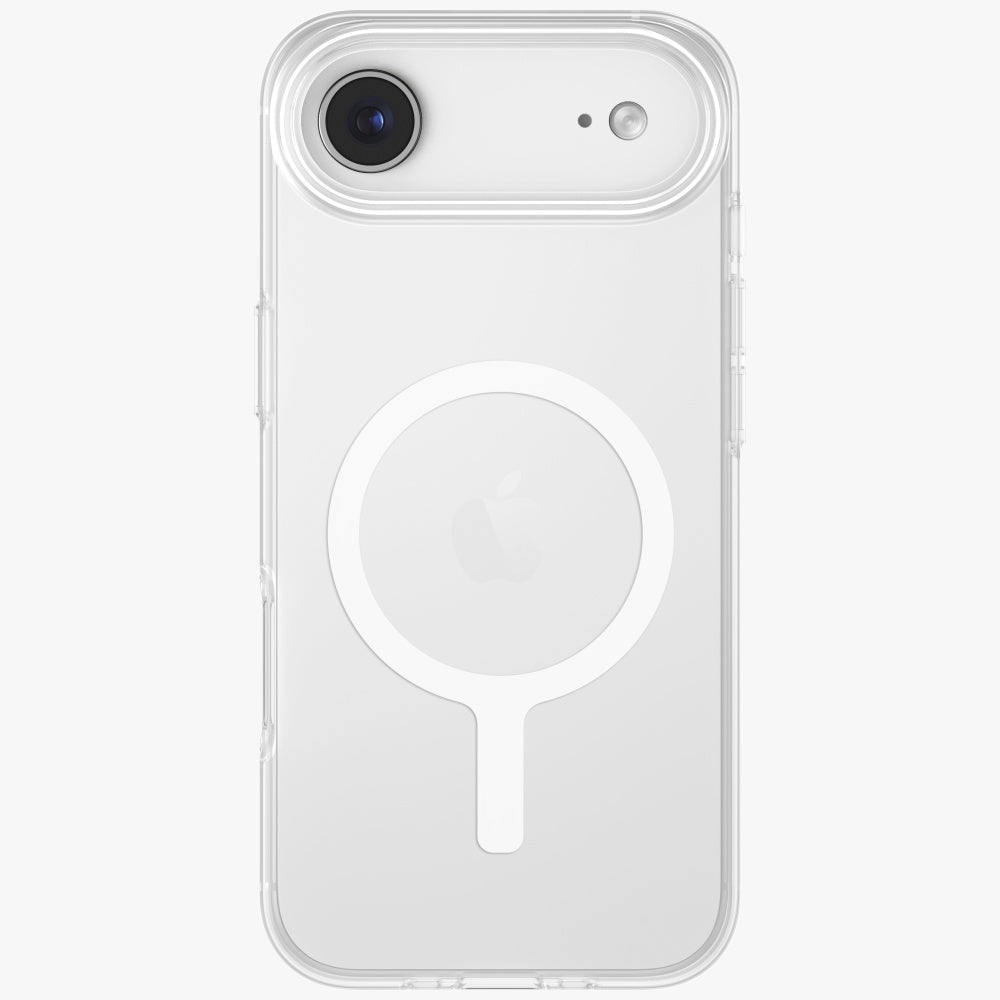 Uniq iPhone Air - Σκληρή Θήκη με Πλαίσιο Σιλικόνης και MagSafe - Clario MagClick Charging - Clear