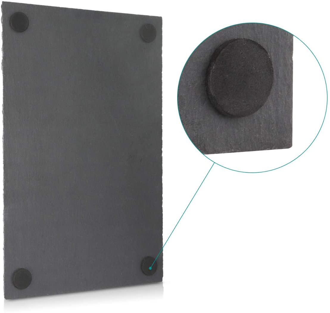 Navaris Σετ με 6 Ορθογώνιους Δίσκους Σερβιρίσματος από Σχιστόλιθο - Medium - Anthracite - 47683.06.02