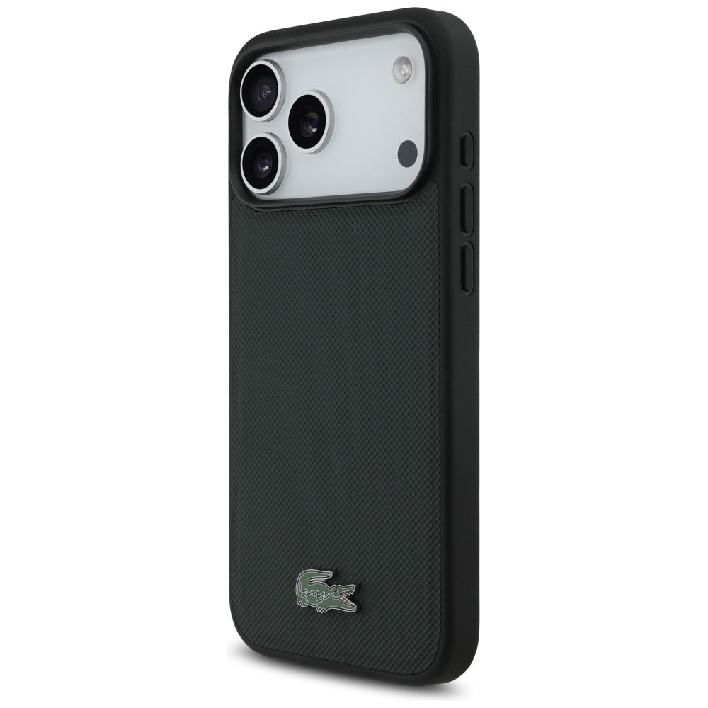 Lacoste iPhone 17 Pro Max - Petit Pique Lacquer Logo MagSafe - Σκληρή Θήκη με Πλαίσιο Σιλικόνης - Green