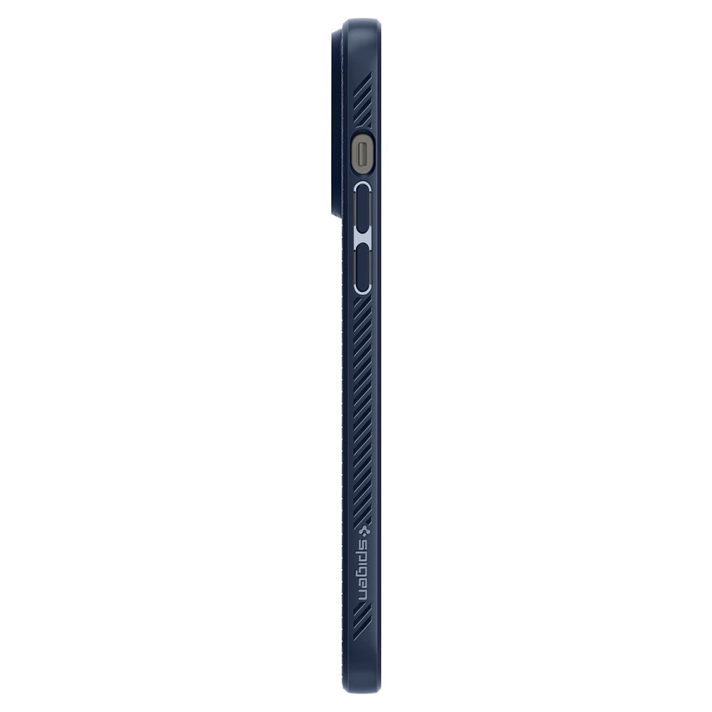 Spigen iPhone 14 Pro Max Liquid Air Θήκη Σιλικόνης - Navy Blue
