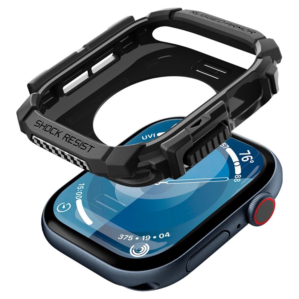 Spigen Θήκη Apple Watch 10/11 - 46mm Rugged Armor - Matte Black