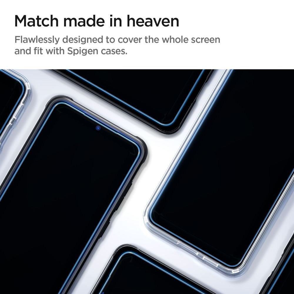 Spigen Samsung Galaxy S24+ Glas.TR EZ Fit 0.2mm 2.5D 9H Tempered Glass Αντιχαρακτικό Γυαλί Οθόνης - 2 Τεμάχια - Clear - AGL07432