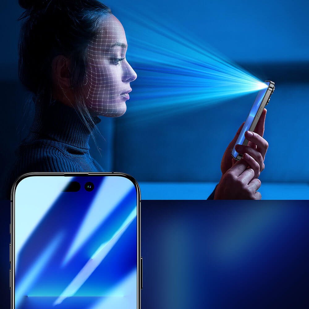 Joyroom iPhone 14 Plus Knight Series 2.5D Privacy TG 9H Full Screen Tempered Glass Αντιχαρακτικό Γυαλί Οθόνης - Black - JR - P03
