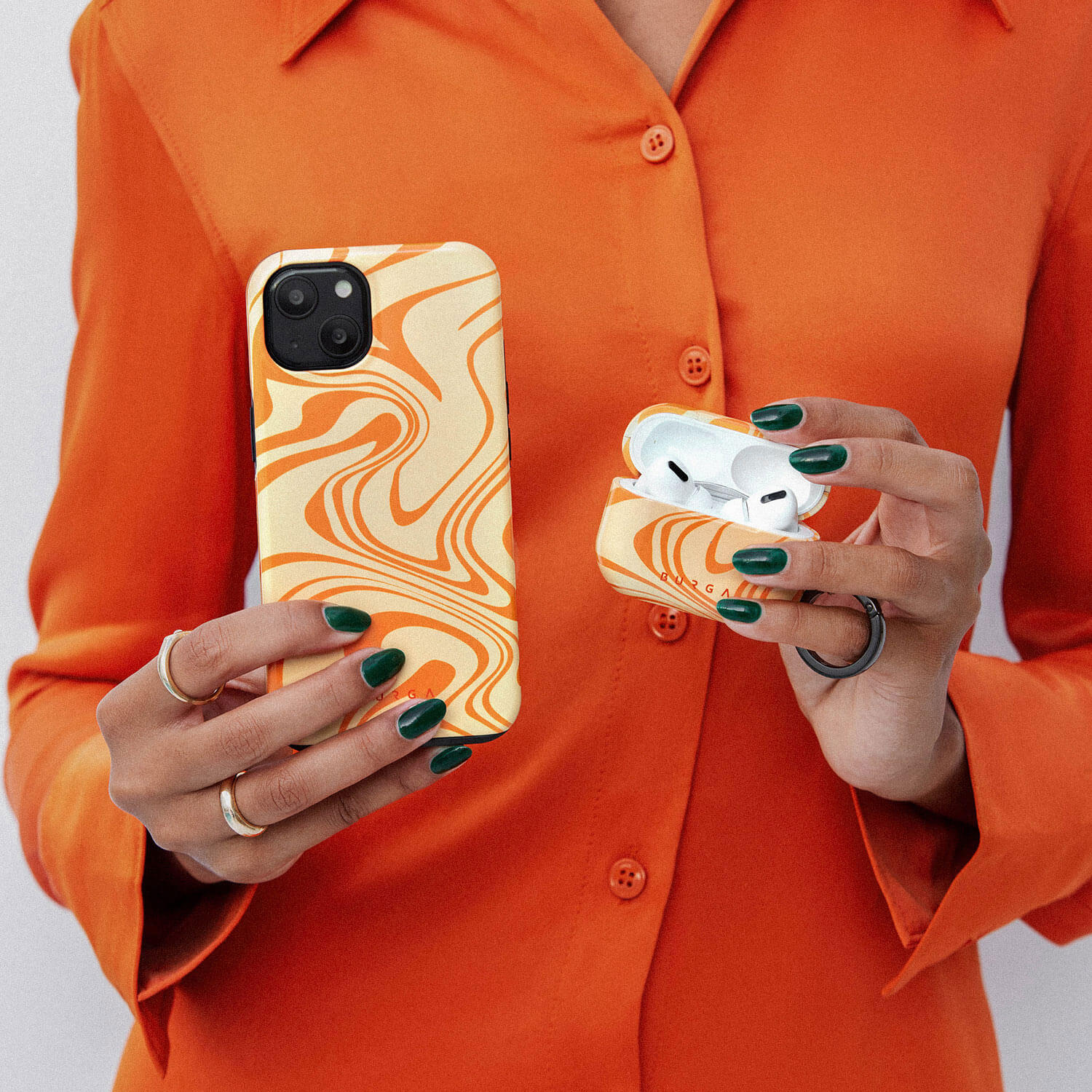 Burga iPhone 13 Fashion Tough Σκληρή Θήκη - High Vibrations