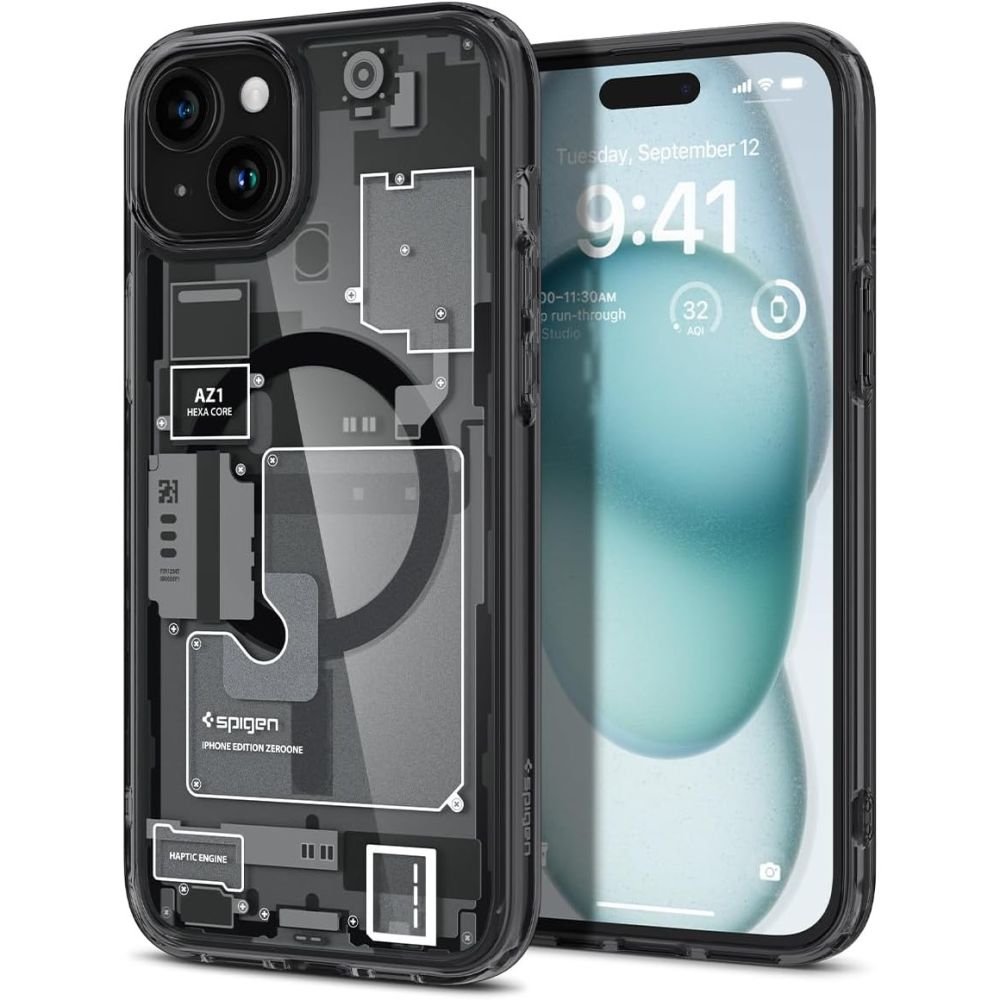 Spigen iPhone 15 Ultra Hybrid Mag Σκληρή Θήκη με Πλαίσιο Σιλικόνης Και MagSafe - Zero One