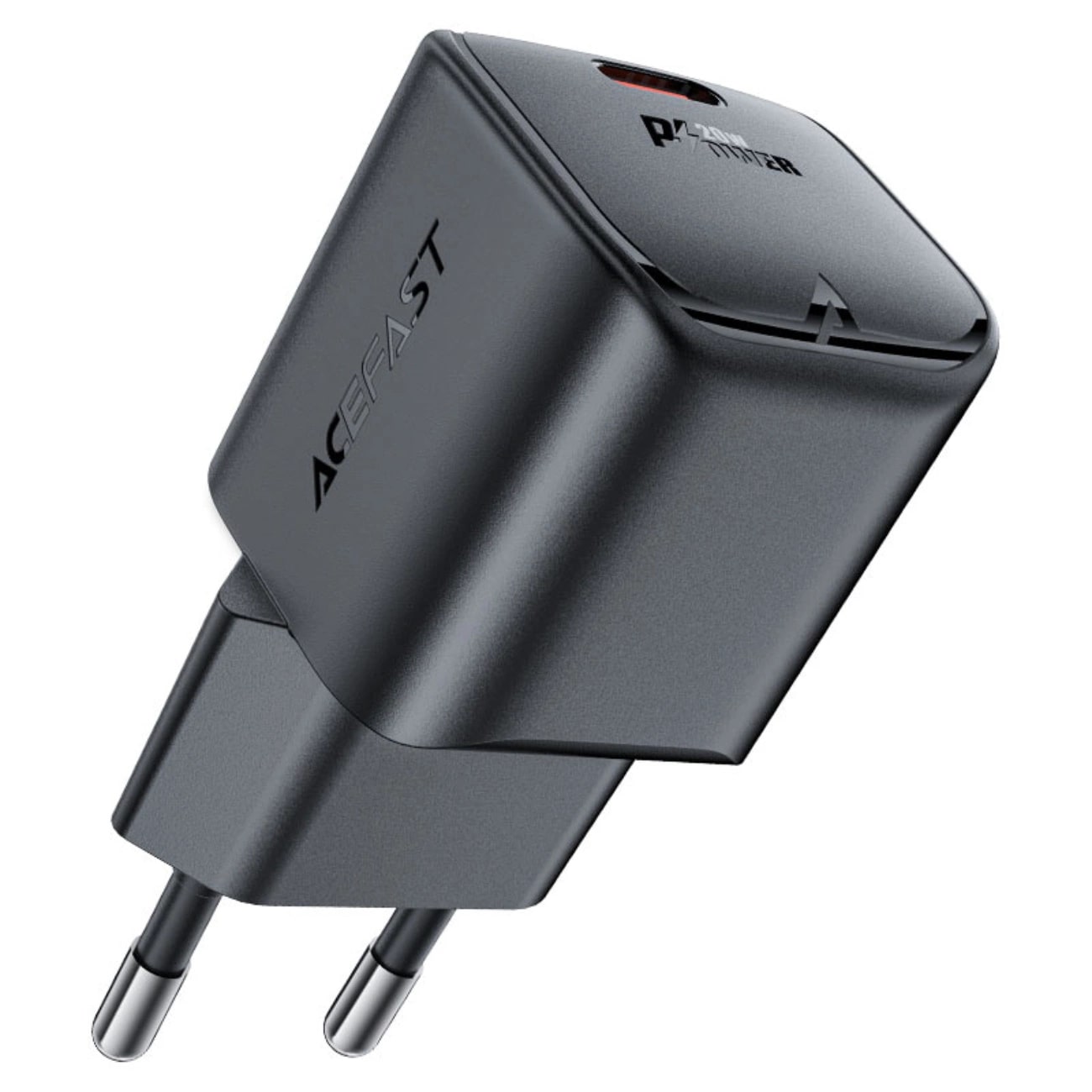 Acefast A73 Mini PD 20W GaN Οικιακός Φορτιστής Γρήγορης Φόρτισης Type - C - Black