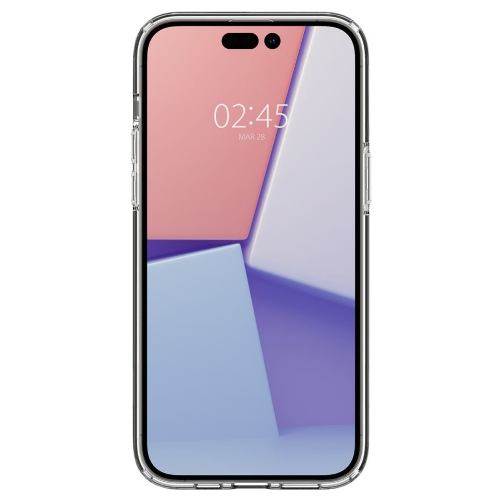 Spigen iPhone 14 Pro Ultra Hybrid Mag Σκληρή Θήκη με Πλαίσιο Σιλικόνης Και MagSafe - White / Διάφανη