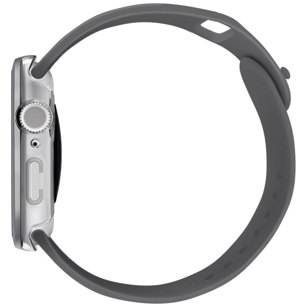 Uniq Θήκη Apple Watch 10/11 - 46mm Voute με Προστασία Οθόνης - Silver