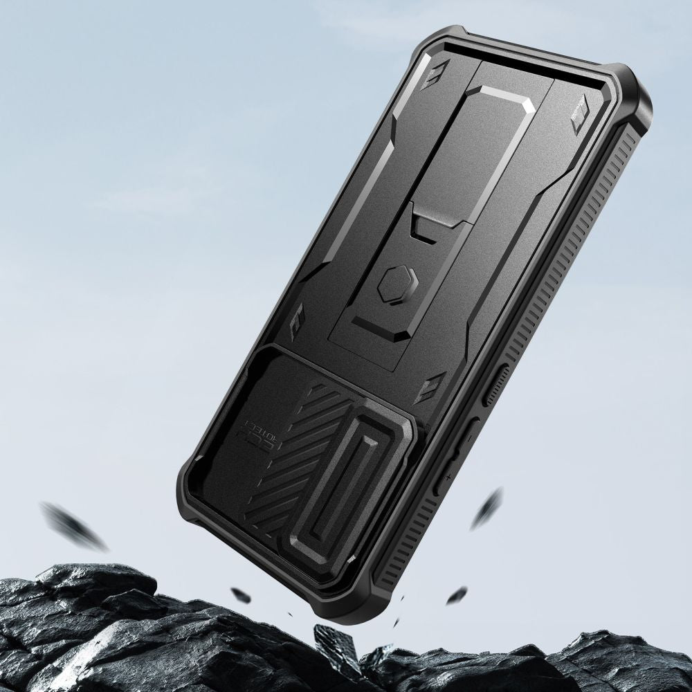 Tech - Protect Xiaomi Redmi Note 13 Pro 5G / Poco X6 5G Kevlar Cam+ Θήκη 360 Full Body με Προστασία για την Οθόνη και την Κάμερα και Stand - Black