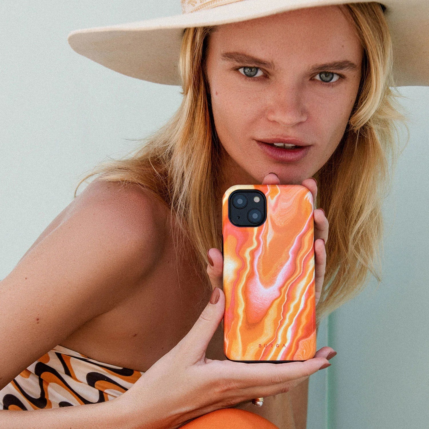 Burga iPhone 14 Plus Fashion Tough Σκληρή Θήκη - Retro Glowe