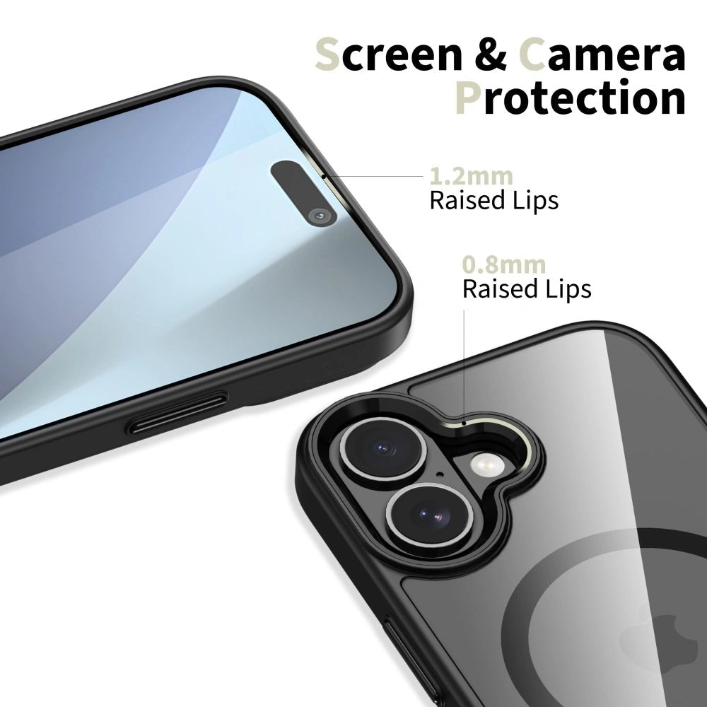 Tech - Protect iPhone 17 MagMat - Σκληρή Θήκη με Πλαίσιο Σιλικόνης και MagSafe - Black / Διάφανη