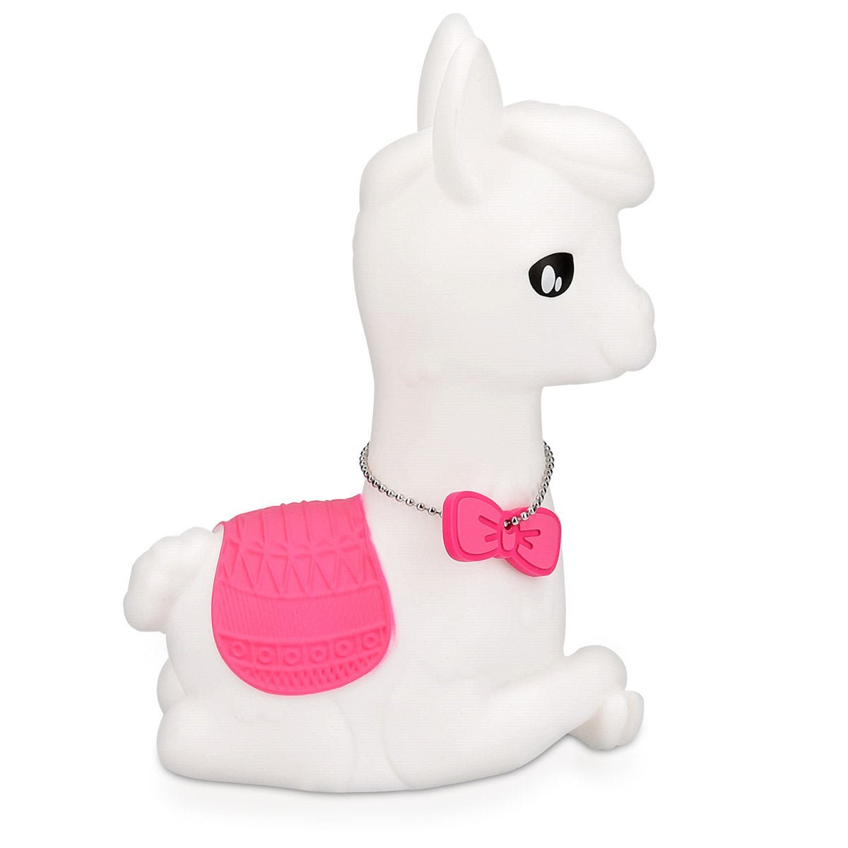 Navaris Alpaca LED Night Light RGB - Παιδικό Νυχτερινό Φως με Αλλαγή Χρωμάτων - Pink / White - 44162.02.08