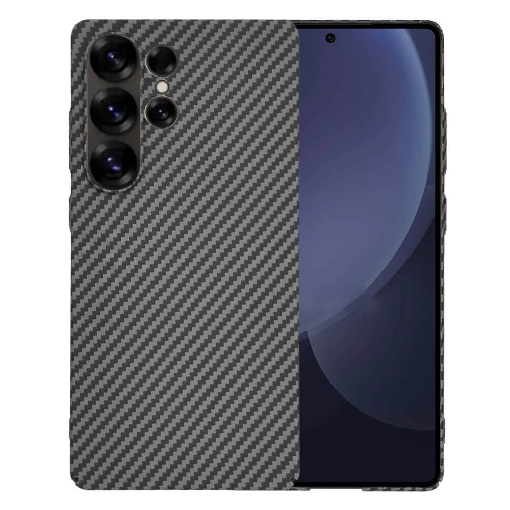 Techsuit Samsung Galaxy S25 Ultra Σκληρή Θήκη Carbonite FiberShell - Black