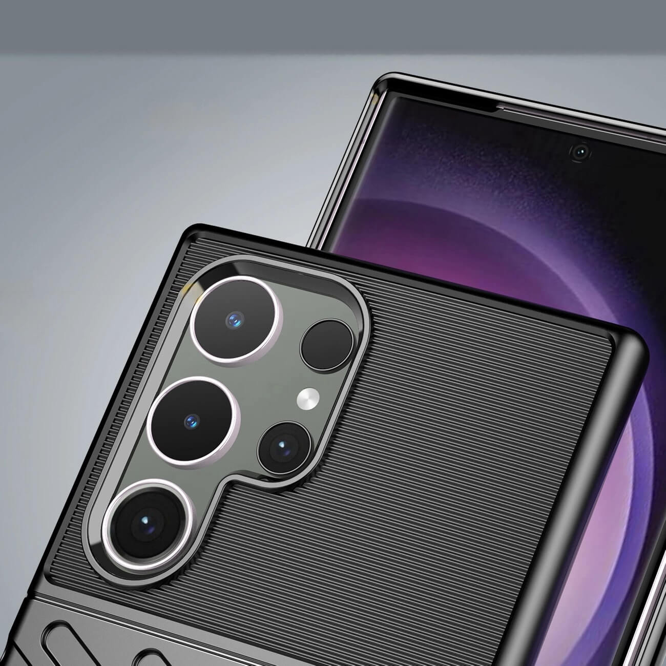 OEM Samsung Galaxy S24 Ultra Θήκη Thunder Tough Rugged Armor - Black