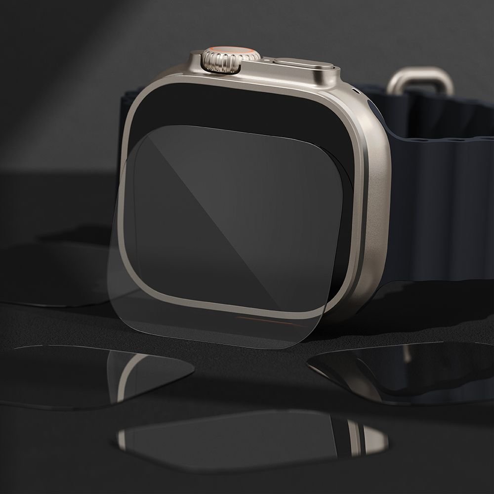 Ringke Προστασία Οθόνης Apple Watch Ultra (1/2/3) - 49mm - ID FC 0.3mm - 2.5D 9H Screen Αντιχαρακτικό Γυαλί Οθόνης - 4 Τεμάχια - Διάφανο