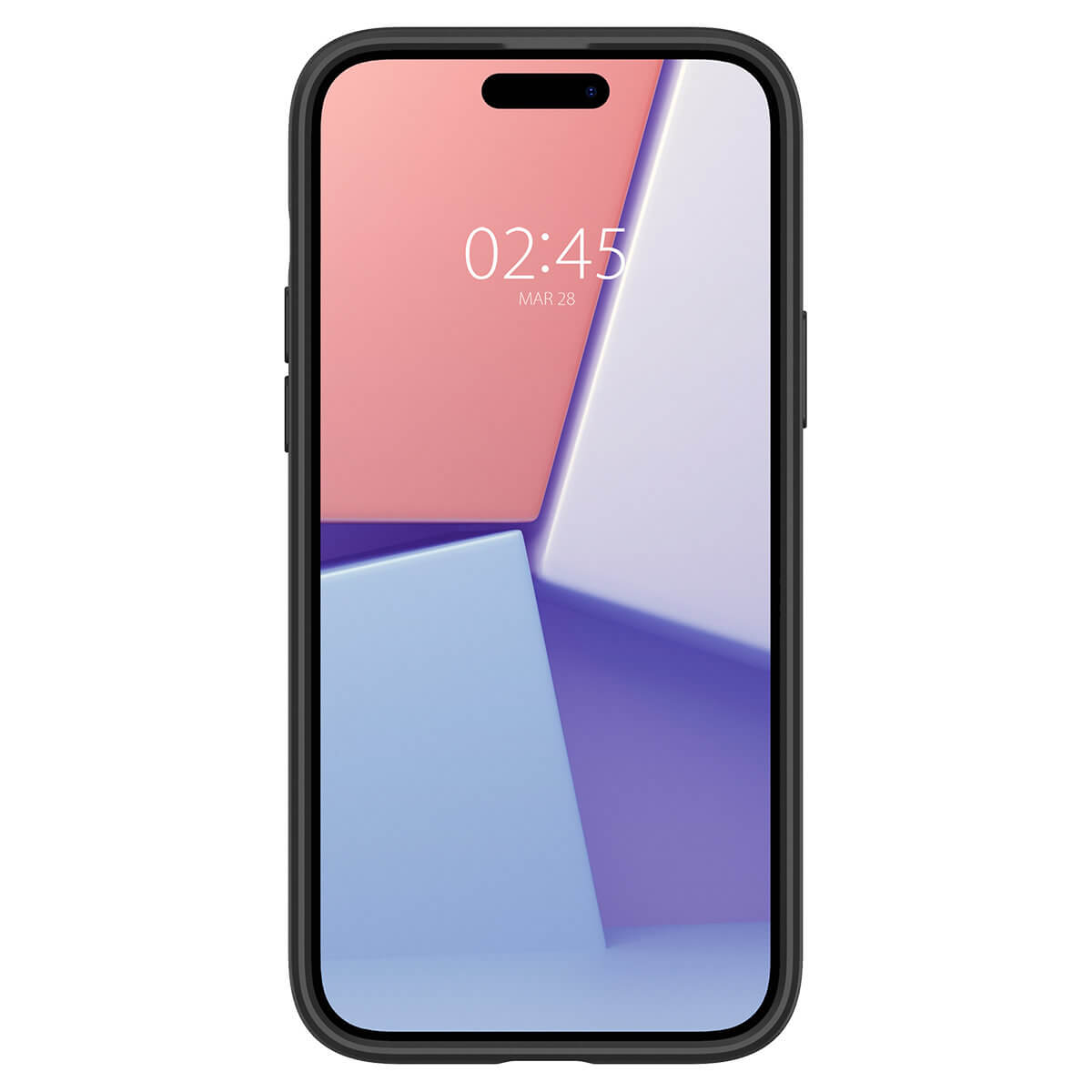 Spigen iPhone 15 Plus Crystal Hybrid Σκληρή Θήκη με Πλαίσιο Σιλικόνης - Matte Black