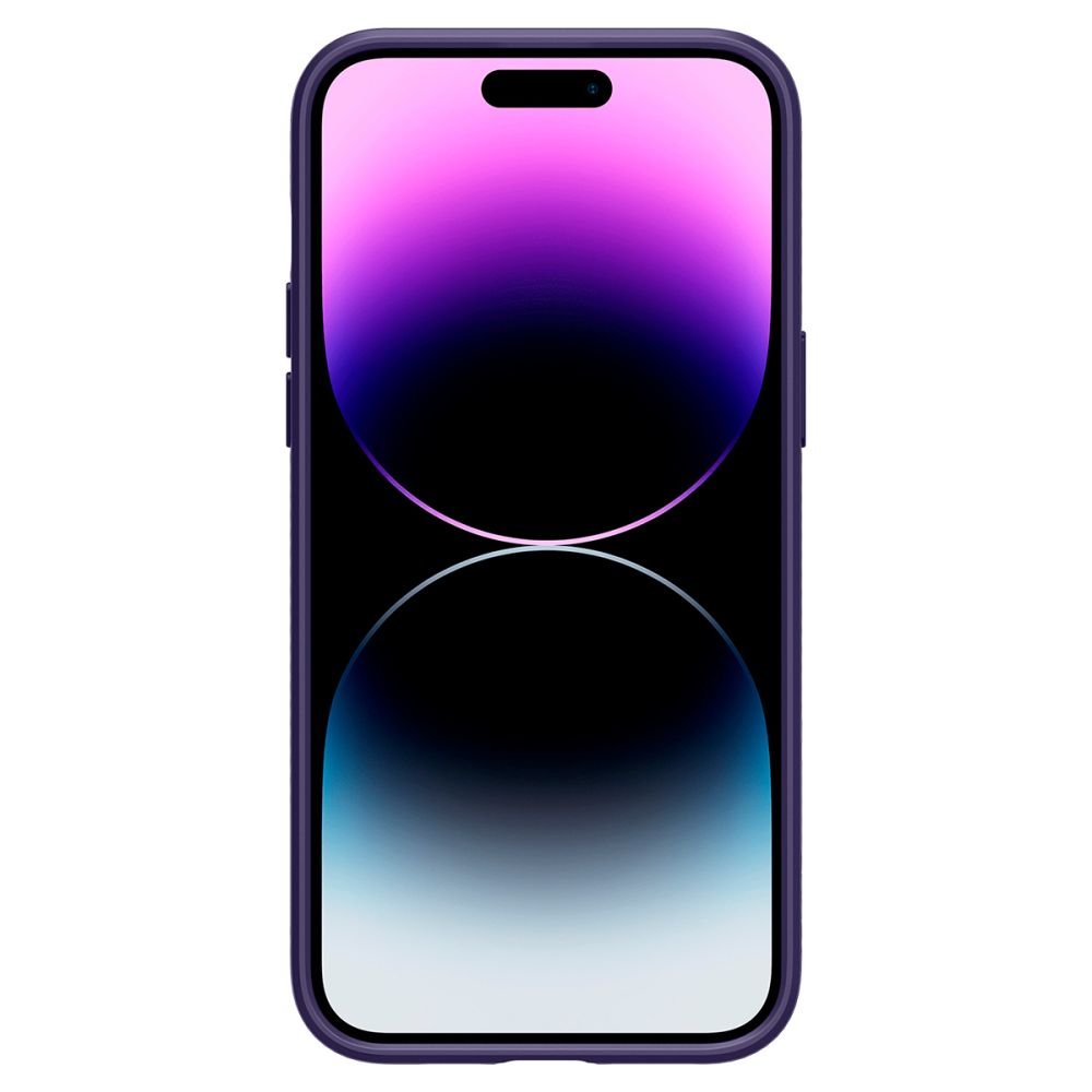 Spigen iPhone 14 Pro Liquid Air Θήκη Σιλικόνης - Deep Purple
