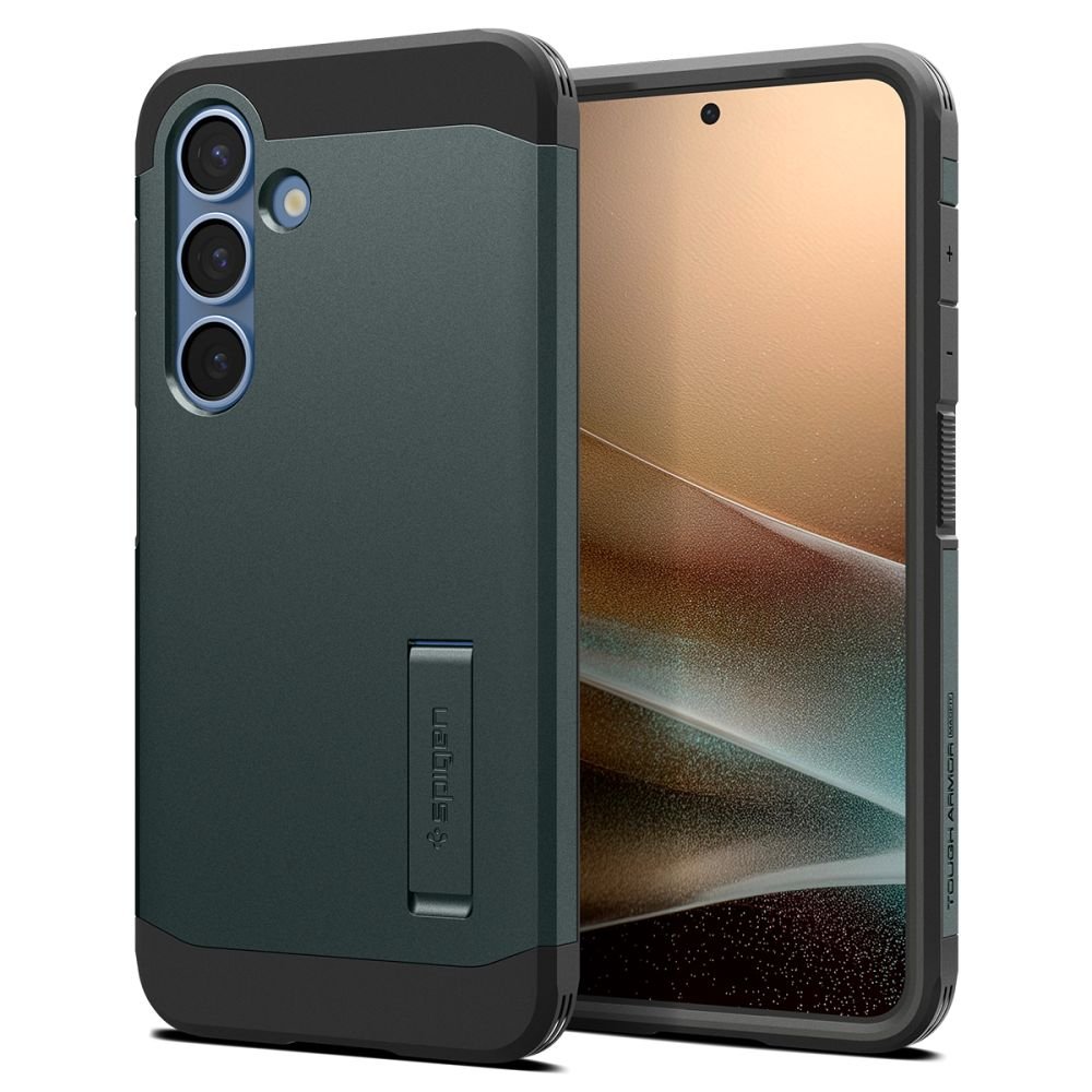 Spigen Samsung Galaxy S25 - Tough Armor Mag - Σκληρή Θήκη με MagSafe - Abyss Green
