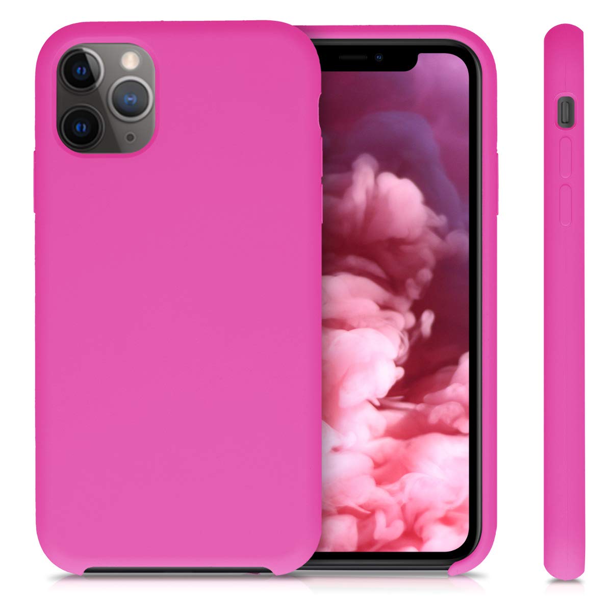 KW iPhone 11 Pro Θήκη Σιλικόνης Rubber TPU - Magenta - 49726.135