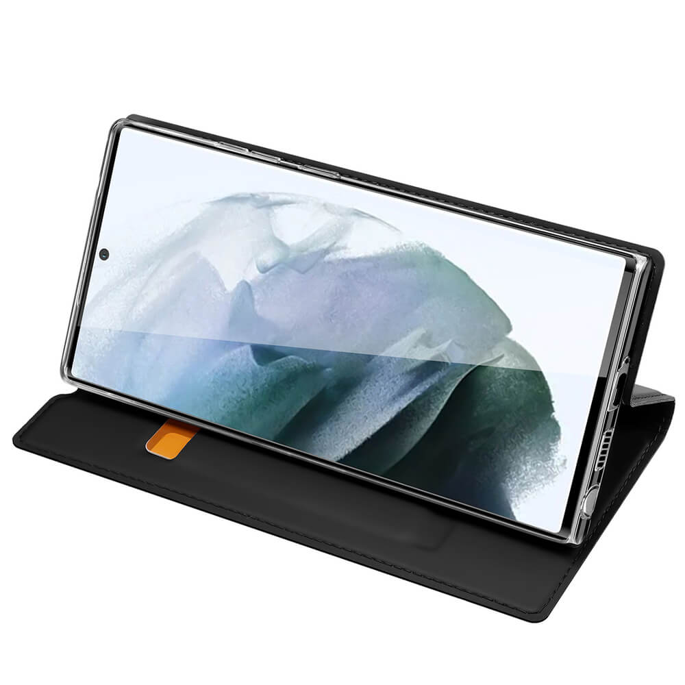 Dux Ducis Samsung Galaxy S22 Ultra Flip Stand Case Θήκη Βιβλίο - Black