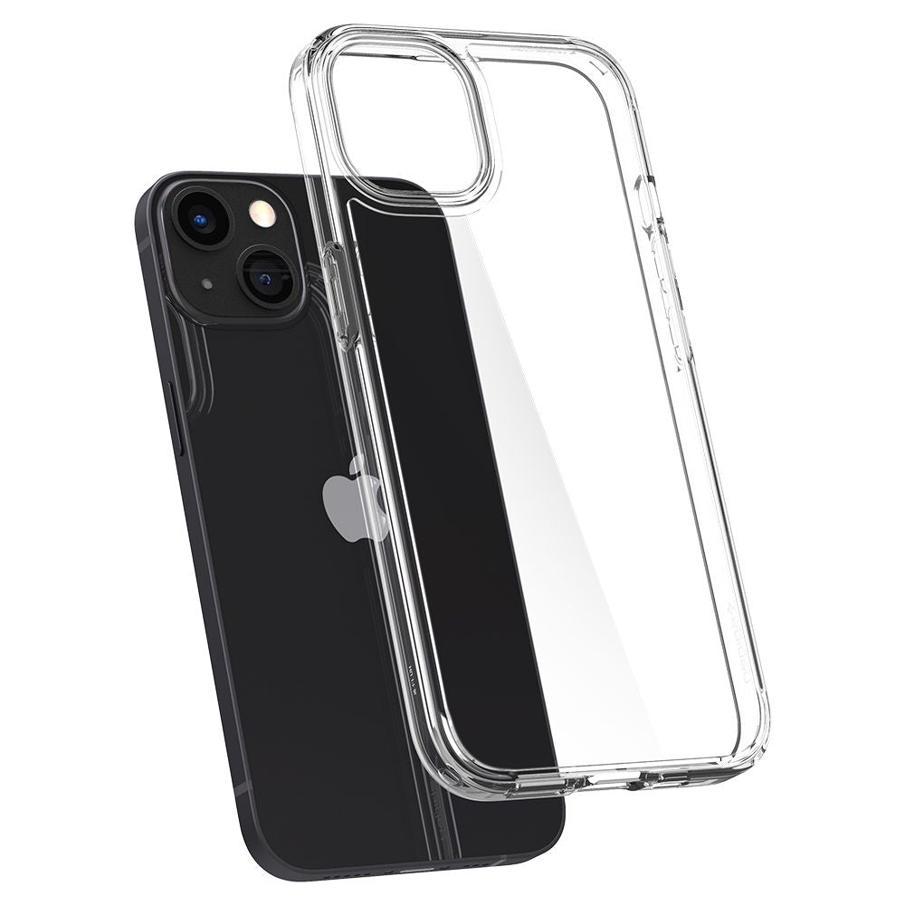 Spigen iPhone 13 Ultra Hybrid Σκληρή Θήκη με Πλαίσιο Σιλικόνης - Crystal Clear