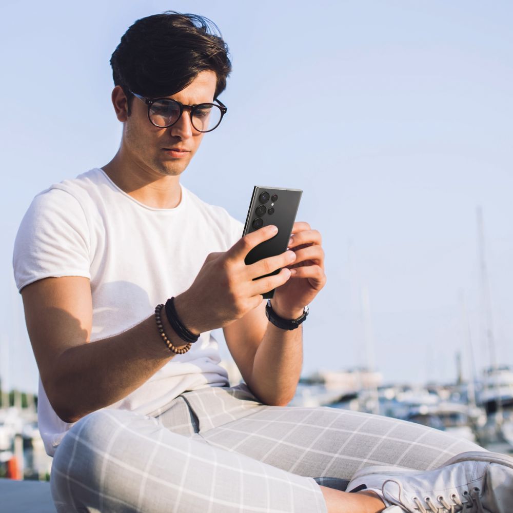 Spigen Samsung Galaxy S23 Ultra Optik.TR EZ Fit Αντιχαρακτικό Γυαλί για την Κάμερα - 2 Τεμάχια - Black