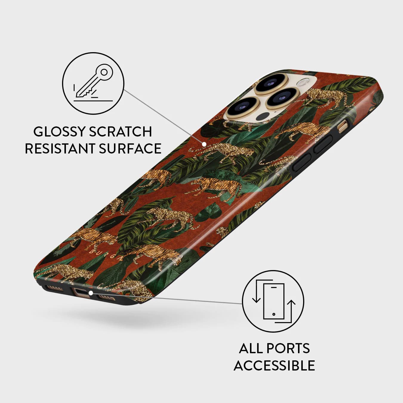 Burga iPhone 14 Pro Fashion Tough Σκληρή Θήκη - Morning Commute