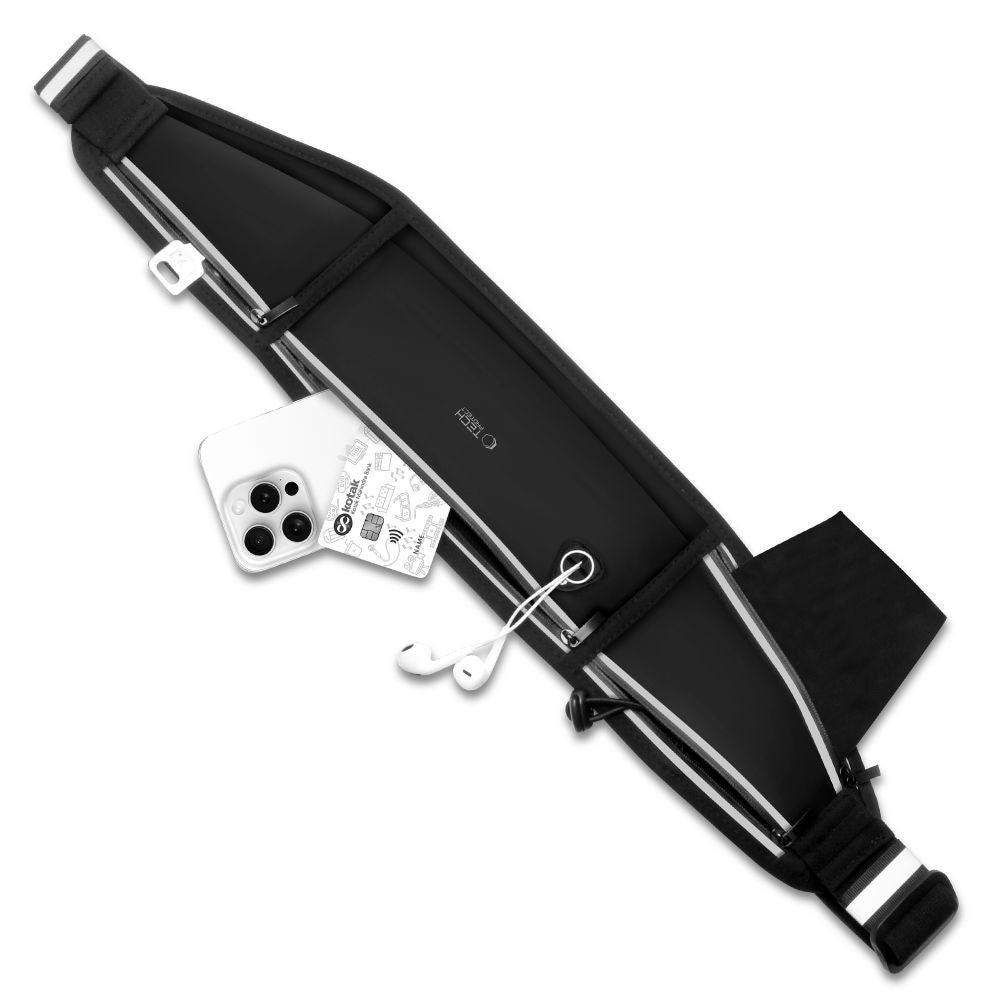 Tech - Protect M3 Universal Sport Waist Bag Τσάντα Μέσης - Black