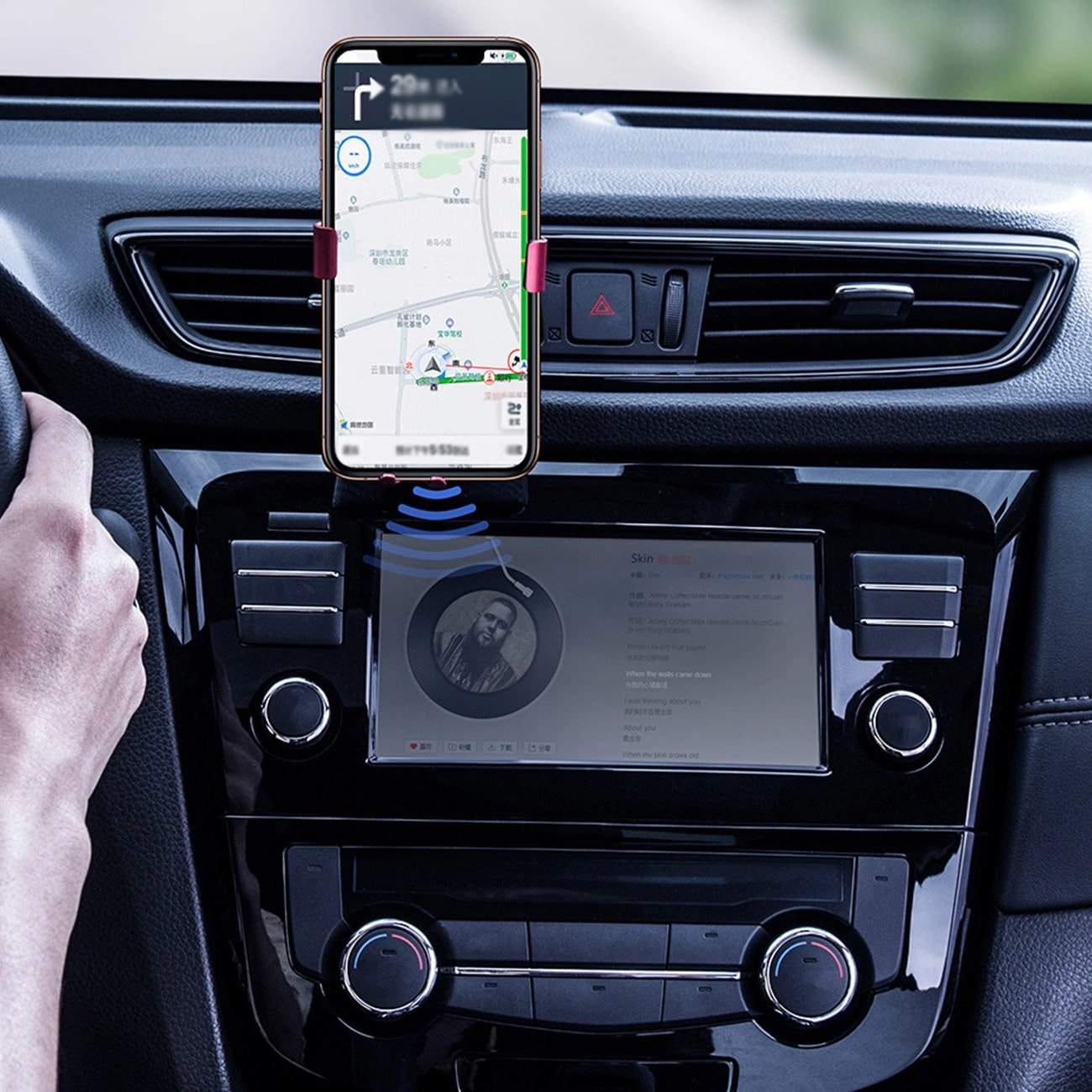 Baseus Type 7 AUX Wireless Receiver Overseas Edition Bluetooth 5.0 για Αναπαραγωγή Μουσικής / Κλήσεις στο Αυτοκίνητο - Black - BSBA - 02