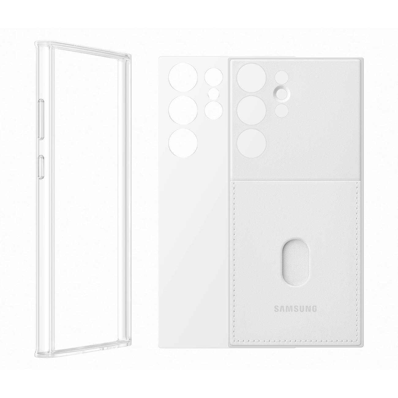 Samsung Frame Cover Samsung Galaxy S23 Σκληρή Θήκη με Πλαίσιο Σιλικόνης - White - EF - MS918CWEGWW