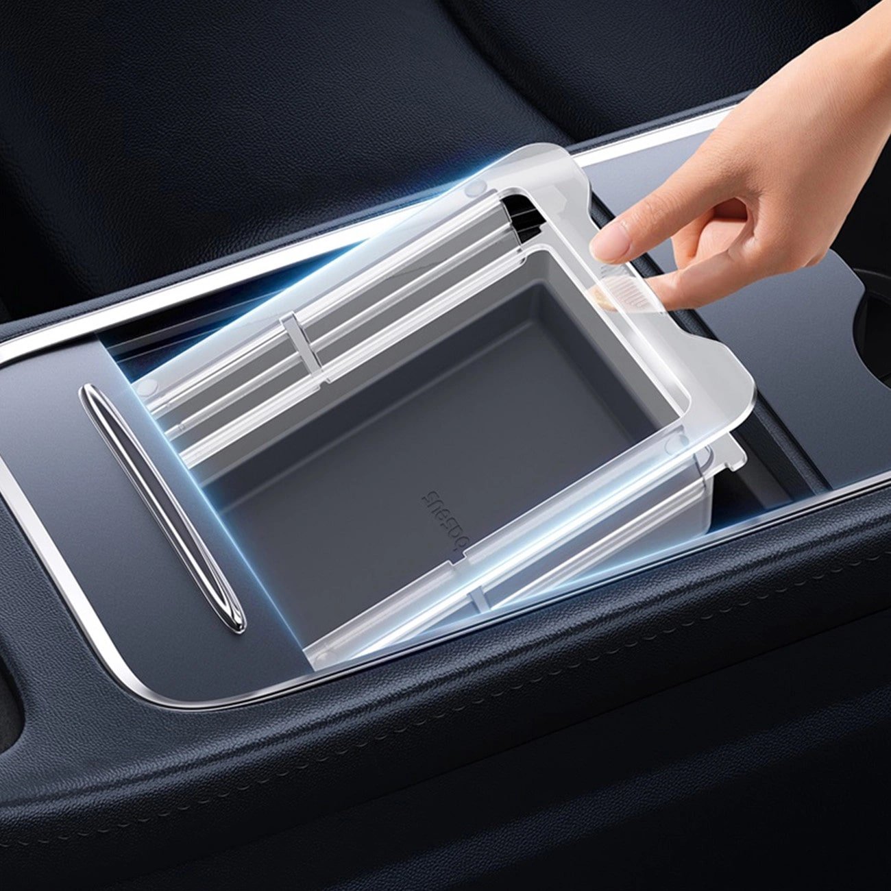 Baseus T - Space Series Θήκη Οργάνωσης Αυτοκινήτου για Tesla Model 3 / Y - Grey