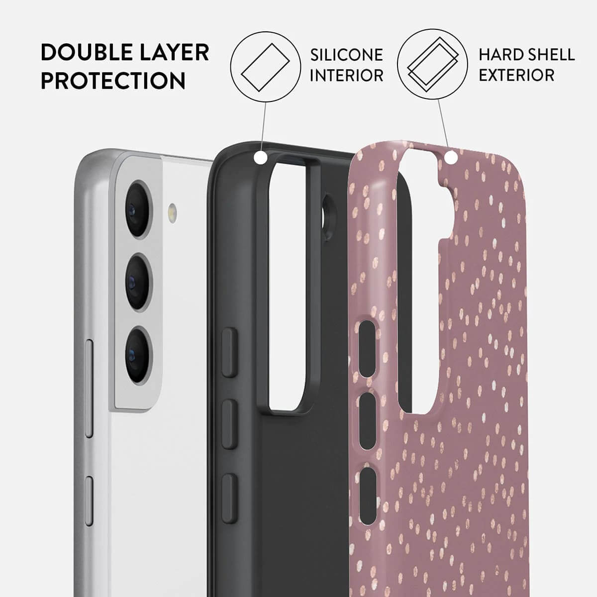 Burga Samsung Galaxy S22 Plus Fashion Tough Σκληρή Θήκη - Hot Cocoa