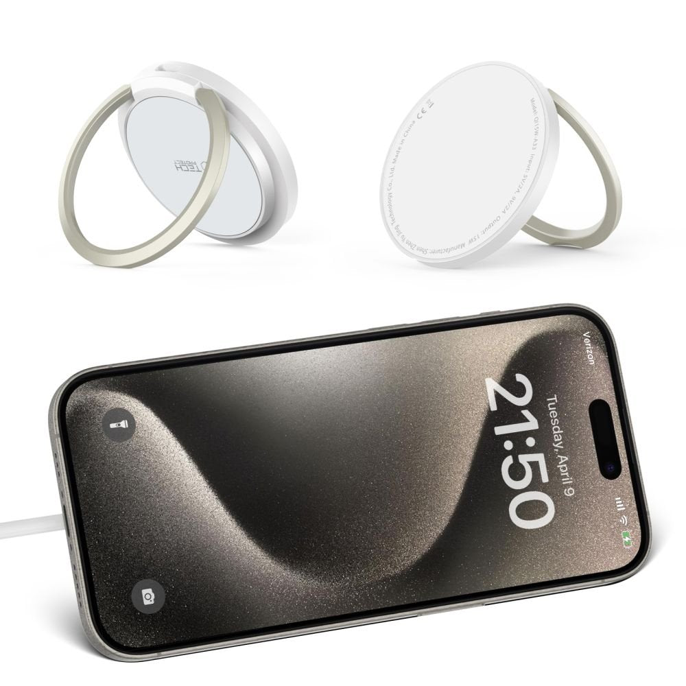 Tech - Protect QI15W - A33 15W Ασύρματος Φορτιστής MagSafe - White