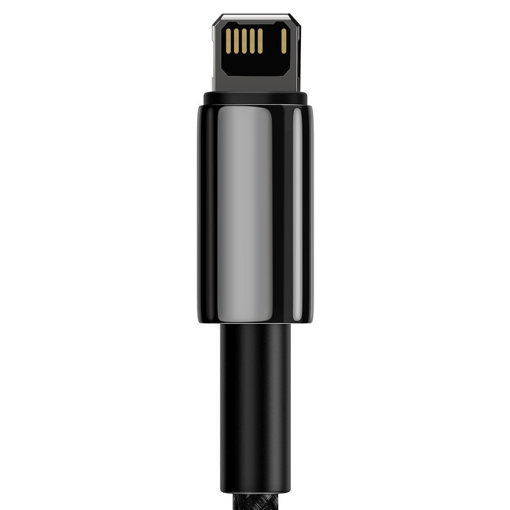 Baseus Tungsten Gold Cable Lightning 2.4A - Καλώδιο Δεδομένων και Φόρτισης Lightning 1M για iPhone - Black - CALWJ - 01