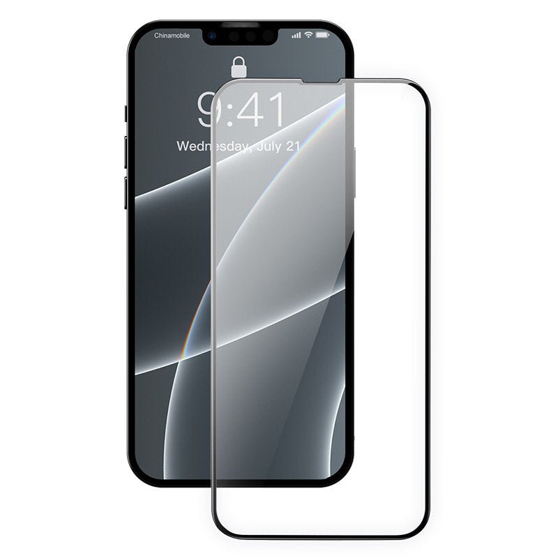 Baseus iPhone 13 / iPhone 13 Pro 0.23mm Full Screen Αντιχαρακτικό Γυαλί Οθόνης - 2 Τεμάχια - Black - SGQP020101