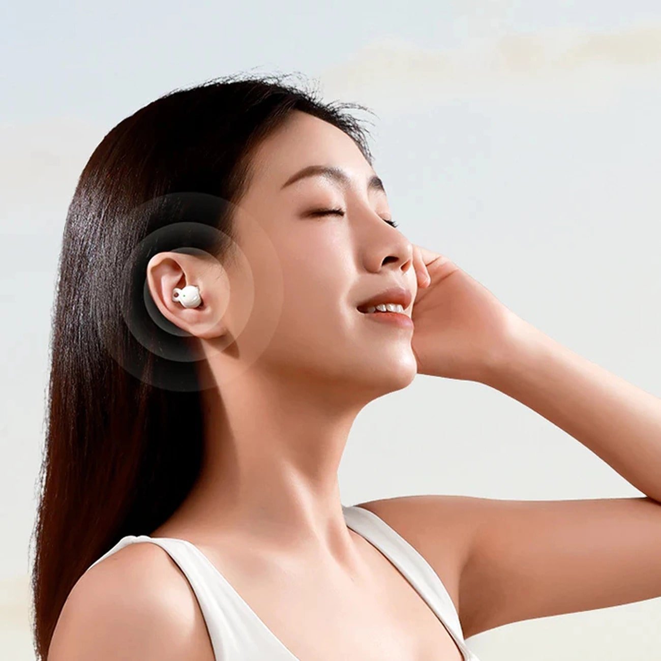 Joyroom Sleep Earbuds TWS Bluetooth 5.3 - Ασύρματα ακουστικά για Κλήσεις / Μουσική - White - JR - TS3