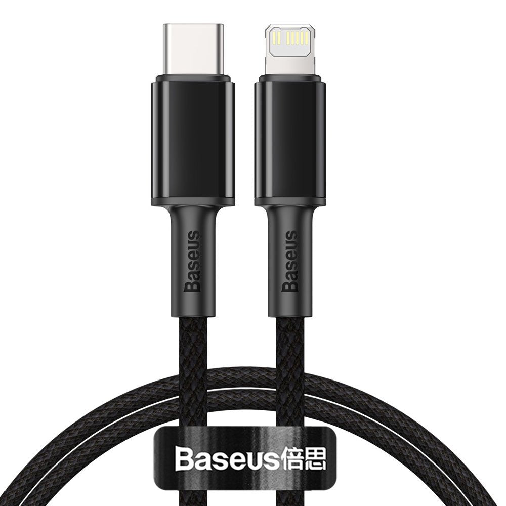 Baseus High Density PD 20W - Καλώδιο Δεδομένων και Φόρτισης Type - C to Lightning 1M - Black - CATLGD - 01