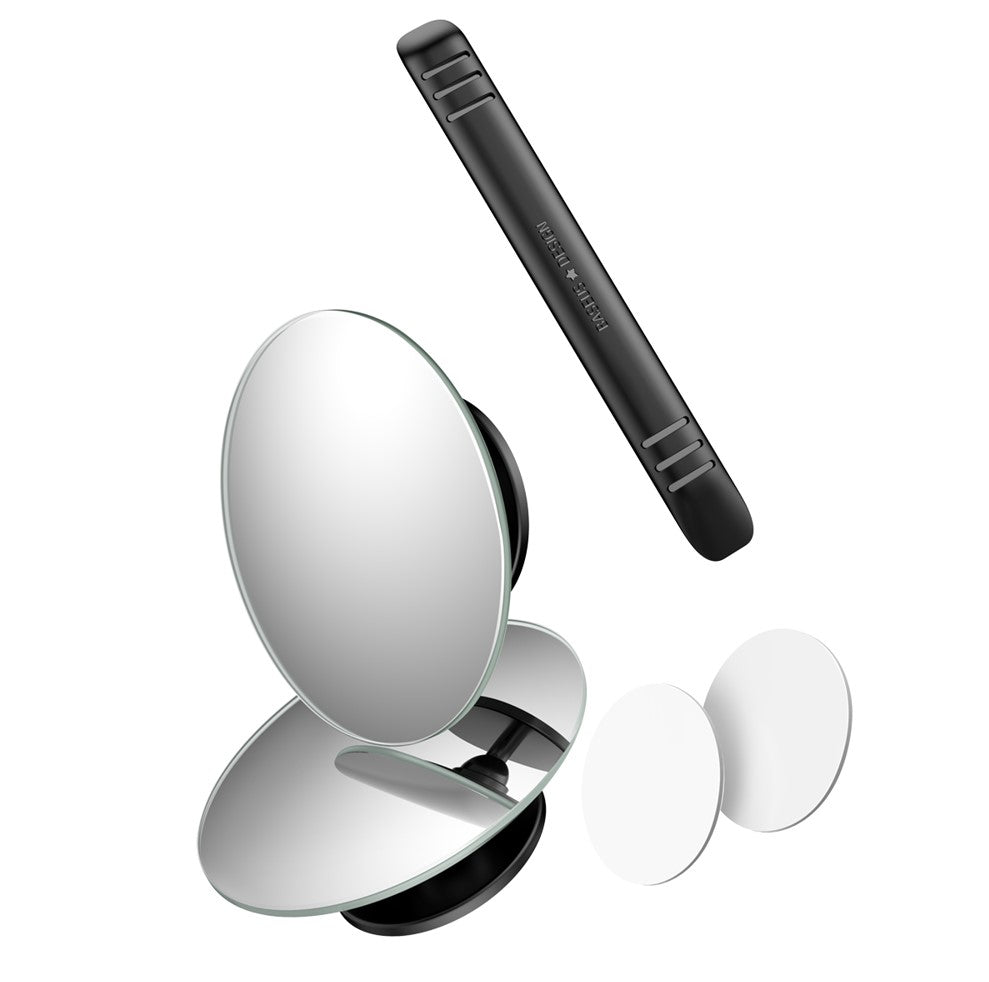 Baseus Full View Blind Spot Rearview Mirrors - 2 Εξωτερικοί Βοηθητικοί Καθρέπτες Αυτοκινήτου - Black - ACMDJ - 01