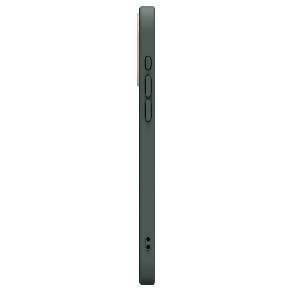 Spigen Cyrill iPhone 15 Pro Max Kajuk Mag Θήκη με Επένδυση Συνθετικού Δέρματος και MagSafe - Forest Green