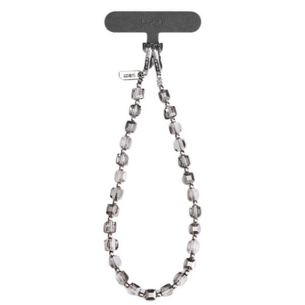 Uniq Coehl Candy Gem Universal Hand Strap - Λουράκι Κινητού για τον Καρπό - Silver