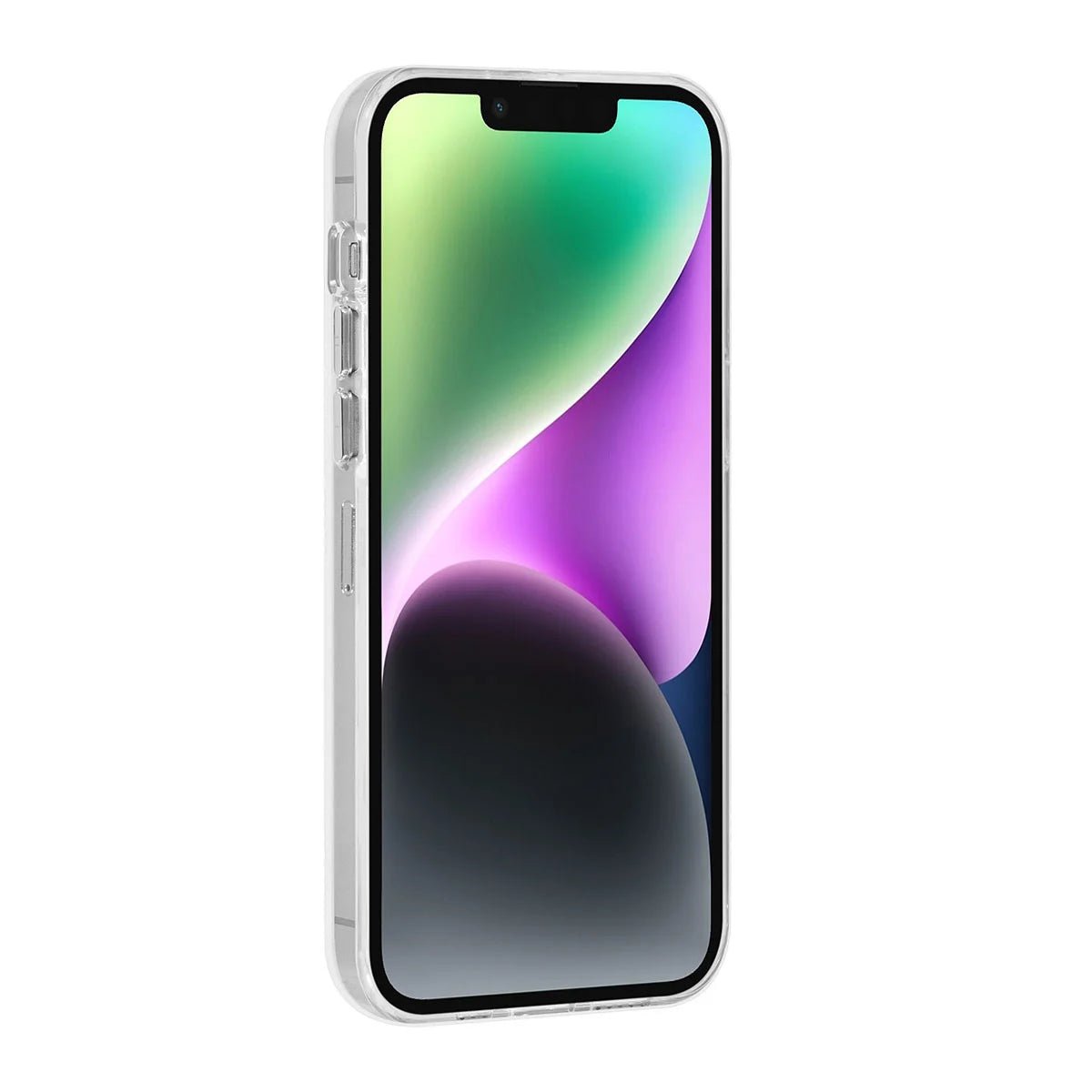 Tuniq iPhone 15 Plus / 14 Plus - MagSafe Σκληρή Θήκη με Πλαίσιο Σιλικόνης - Διάφανη / Ροζ