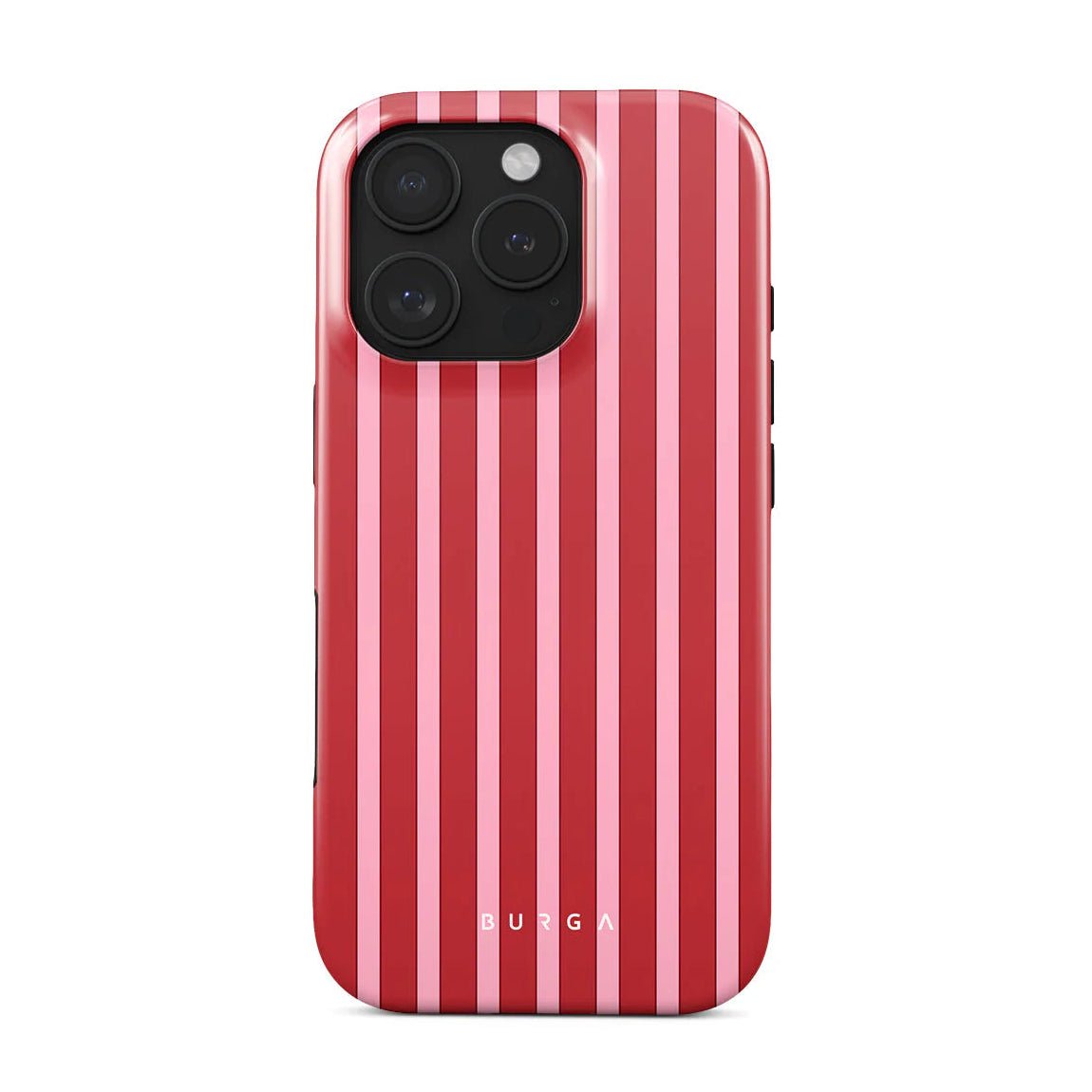 Burga iPhone 16 Pro Fashion Tough MagSafe Σκληρή Θήκη με MagSafe - Strawberry Jam