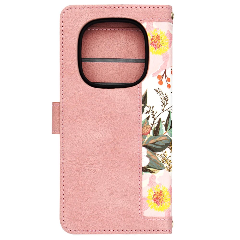 Techsuit Xiaomi Redmi Note 14 Pro 5G / Poco X7 - FlipCraft - Θήκη Πορτοφόλι από Δερματίνη - Sweetheart Pink