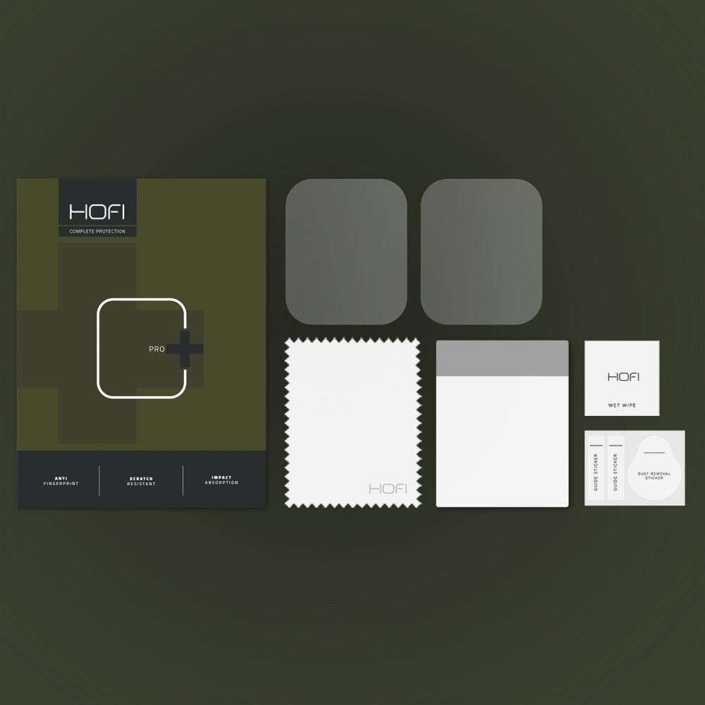 Hofi Προστασία Οθόνης Apple Watch 6/7/8/9 - SE (1/2/3) - 40/41mm - Hydroflex Pro+ Προστατευτική Μεμβράνη Οθόνης - 2 Τεμάχια - Clear