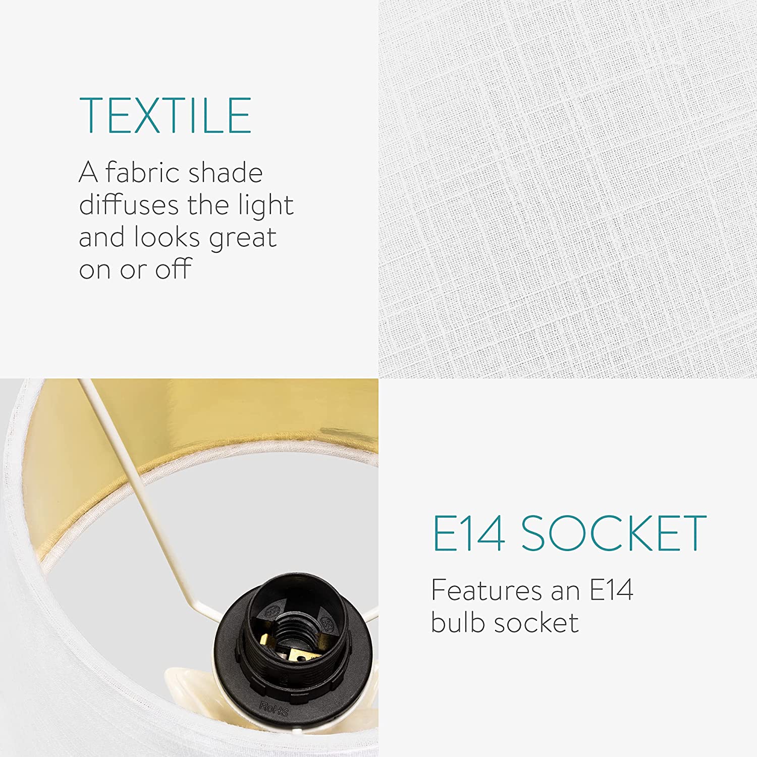 Navaris Desk Lamp Επιτραπέζιο Φωτιστικό - Ανανάς - 35cm - Gold / White - 49150.66.02